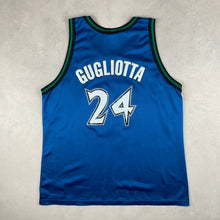 Charger l&#39;image dans la galerie, maillot-de-basket-champion-vintage-timberwolves-gugliotta-24-nba
