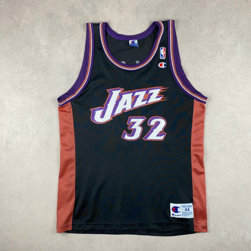maillot-de-basket-champion-vintage-utah-jazz-malone-32-nba
