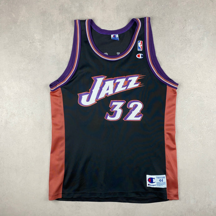 maillot-de-basket-champion-vintage-utah-jazz-malone-32-nba