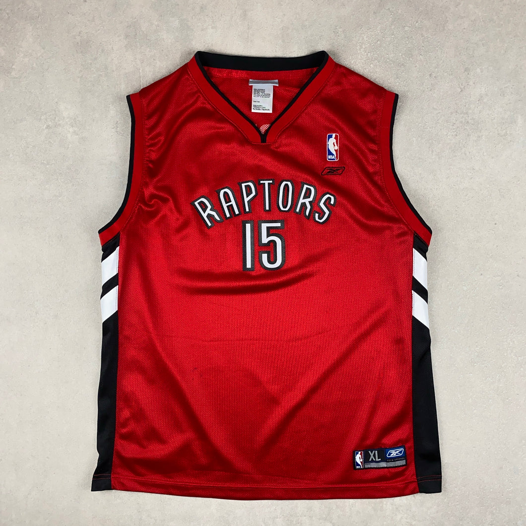 maillot-de-basket-reebok-vintage-raptors-carter-15-nba-rouge