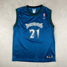 Charger l&#39;image dans la galerie, maillot-de-basket-reebok-vintage-timberwolves-garnett-21-nba
