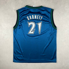 Charger l&#39;image dans la galerie, maillot-de-basket-reebok-vintage-timberwolves-garnett-21-nba
