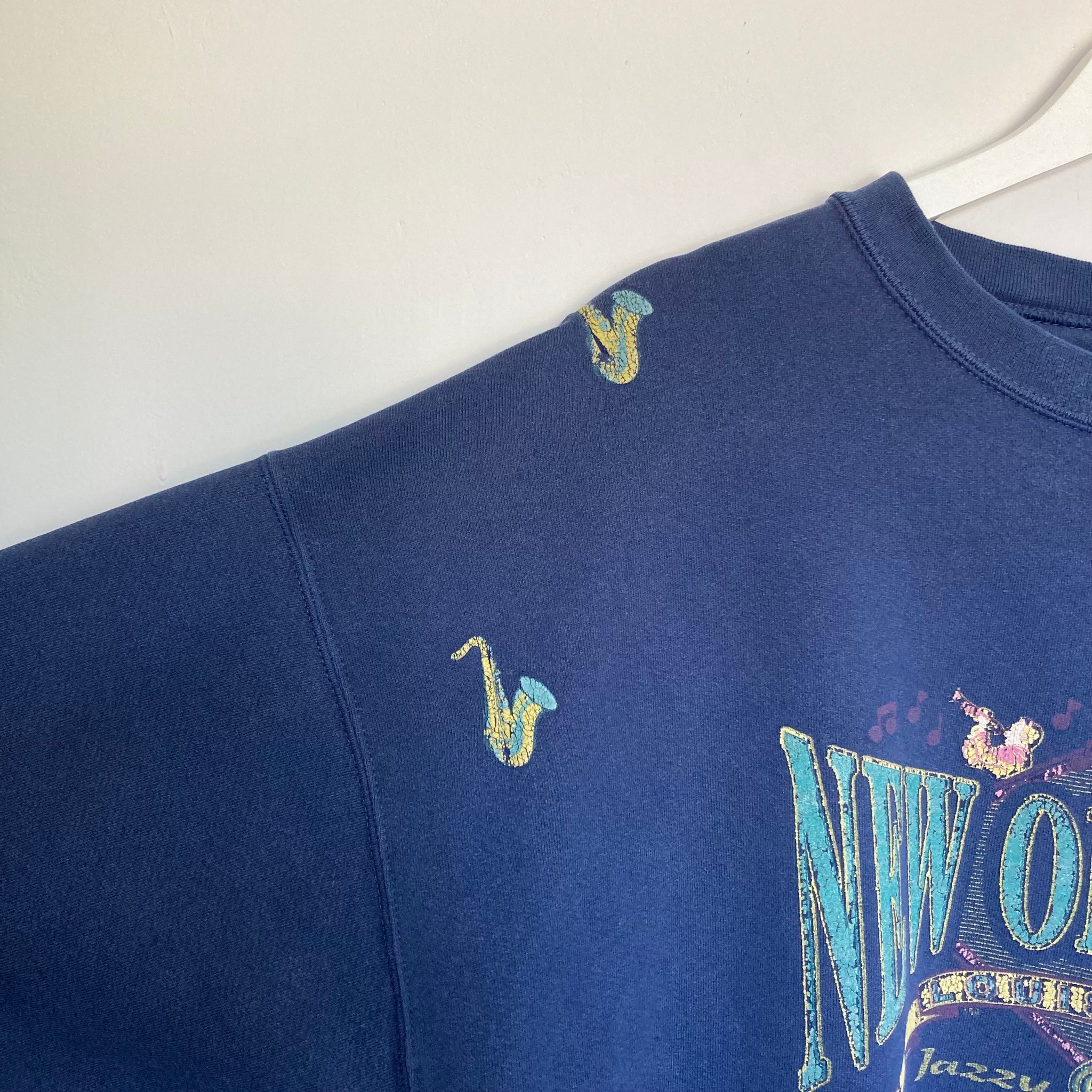 Sweatshirt Vintage BEST MONTANA Années 90s Made in France Crocodile