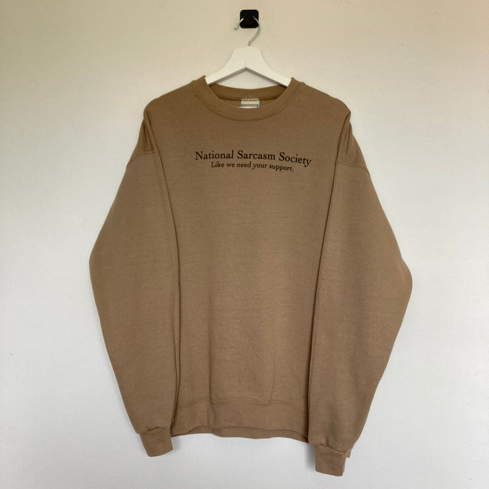     sweat-vintage-homme-oversize-marron-unisexe