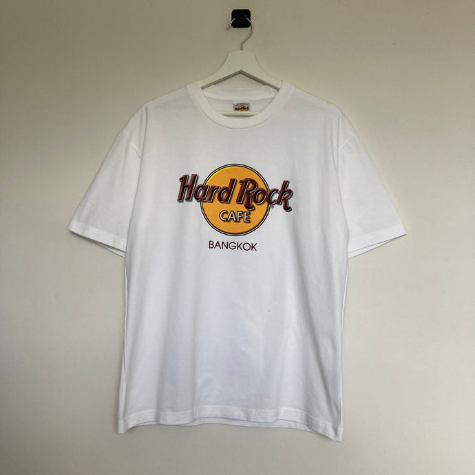     t-shirt-homme-vintage-blanc-hard-rock-cafe-imprime-bangkok