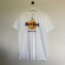 Charger l&#39;image dans la galerie,     t-shirt-homme-vintage-blanc-hard-rock-cafe-imprime-minneapolis
