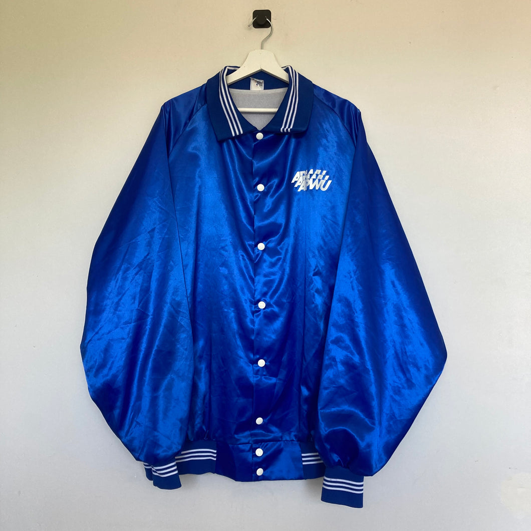       veste-vintage-homme-bleue-made-in-usa-coach-jacket