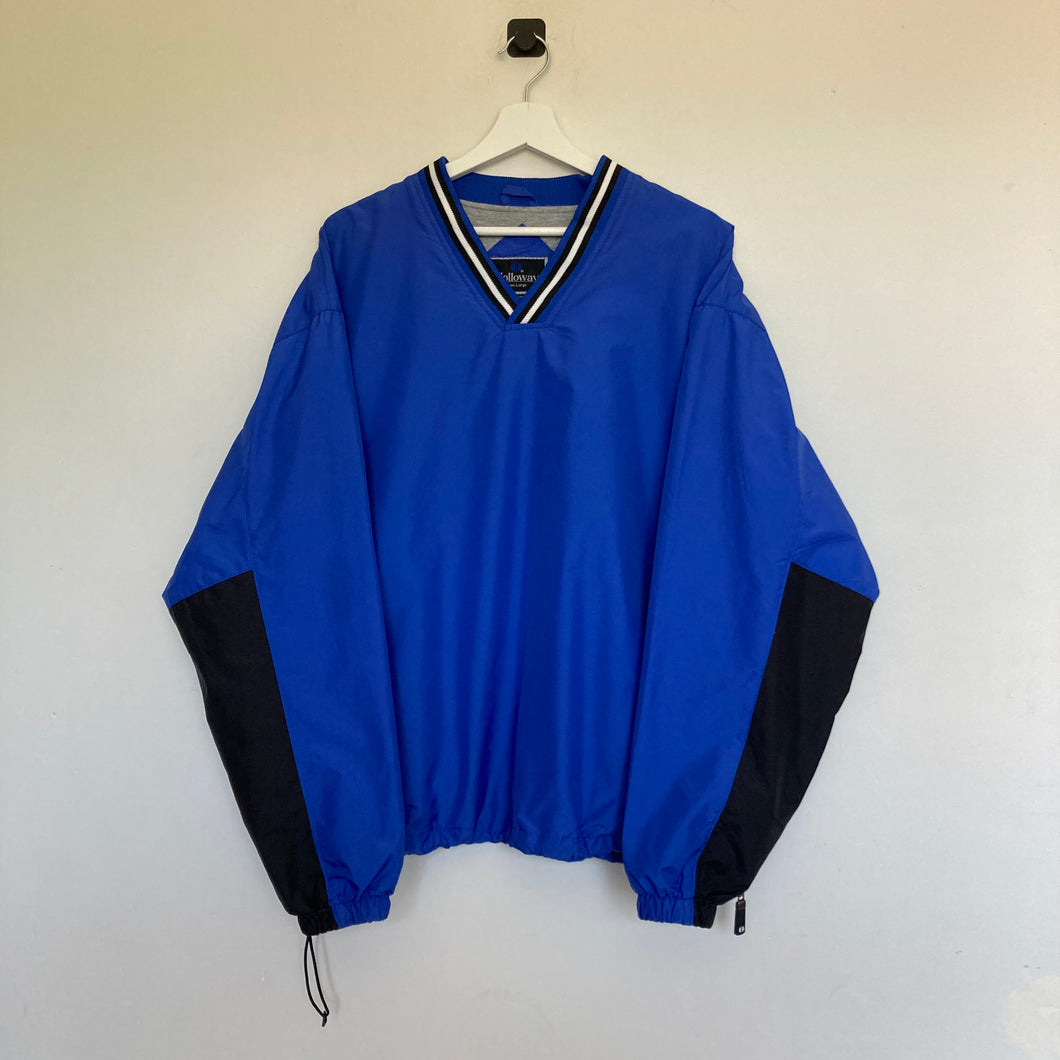     veste-vintage-homme-bleue-sport