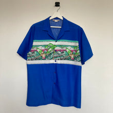 Charger l&#39;image dans la galerie, chemise-aloha-vintage-homme-bleue
