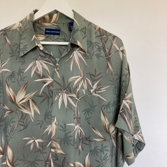 Chemise hawaïenne à fleurs 100% rayon