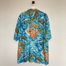 Charger l&#39;image dans la galerie, chemise-hawaienne-homme-multicolore-fleurs-et-ocean

