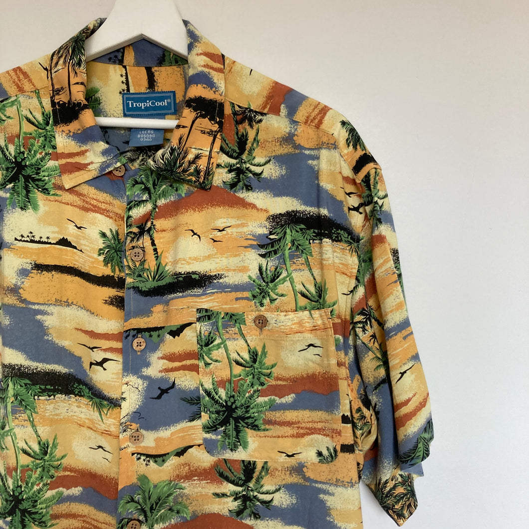 chemise-hawaienne-homme-vintage-multicolore