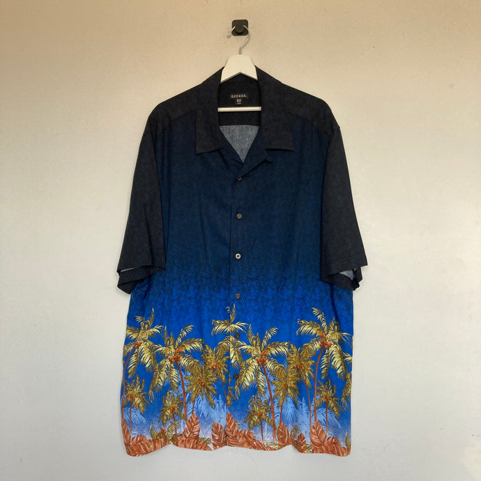 chemise-hawaienne-vintage-homme-a-fleurs-coloree