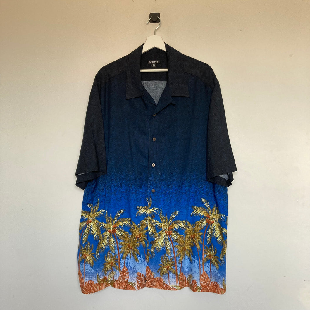 chemise-hawaienne-vintage-homme-a-fleurs-coloree