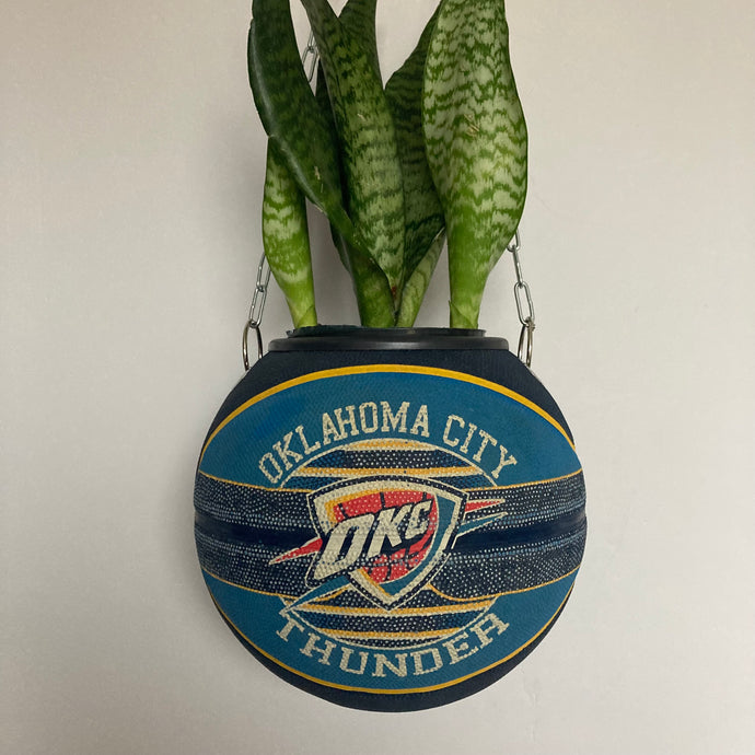 deco-ballon-de-basket-oklahoma-thunder-vase-plante-pot-de-fleur