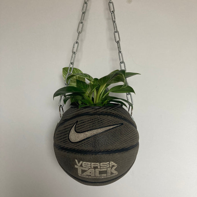 decoration-ballon-de-basket-transforme-en-pot-de-fleur-nike-basketball-planter