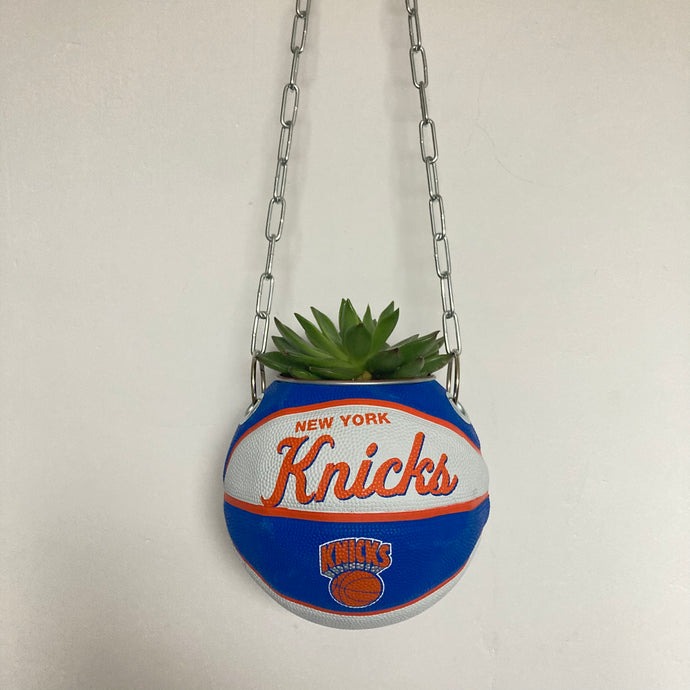 decoration-ballon-de-basket-transforme-en-pot-de-fleur-knicks-basketball-planter