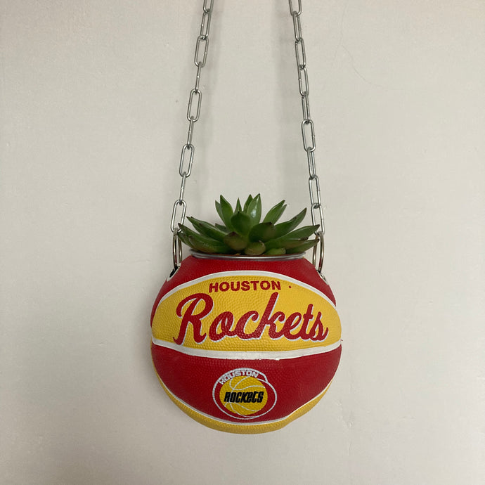 decoration-ballon-de-basket-transforme-en-pot-de-fleur-rockets-basketball-planter
