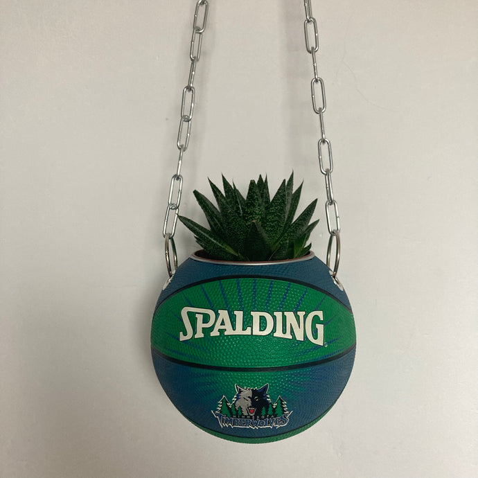decoration-ballon-de-basket-transforme-en-pot-de-fleur-spalding-vert-et-bleu-basketball-planter