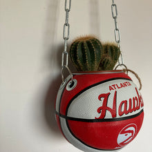 Charger l&#39;image dans la galerie,    decoration-ballon-de-basket-transforme-en-pot-de-fleurs-hawks
