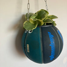 Charger l&#39;image dans la galerie, decoration-ballon-de-basket-transforme-en-pot-de-fleurs-nike
