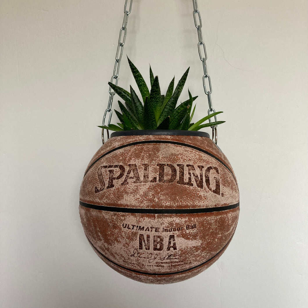 decoration-basketball-plante-ballon-de-basket-vintage