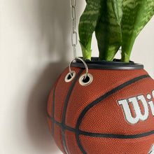 Charger l&#39;image dans la galerie,      decoration-basketball-planter-ballon-de-basket-wilson-brooklin-nets-pot-de-fleurs-original
