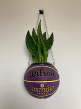 Charger l&#39;image dans la galerie,      decoration-basketball-planter-ballon-de-basket-wilson-los-angeles-lakers-pot-de-fleurs-original
