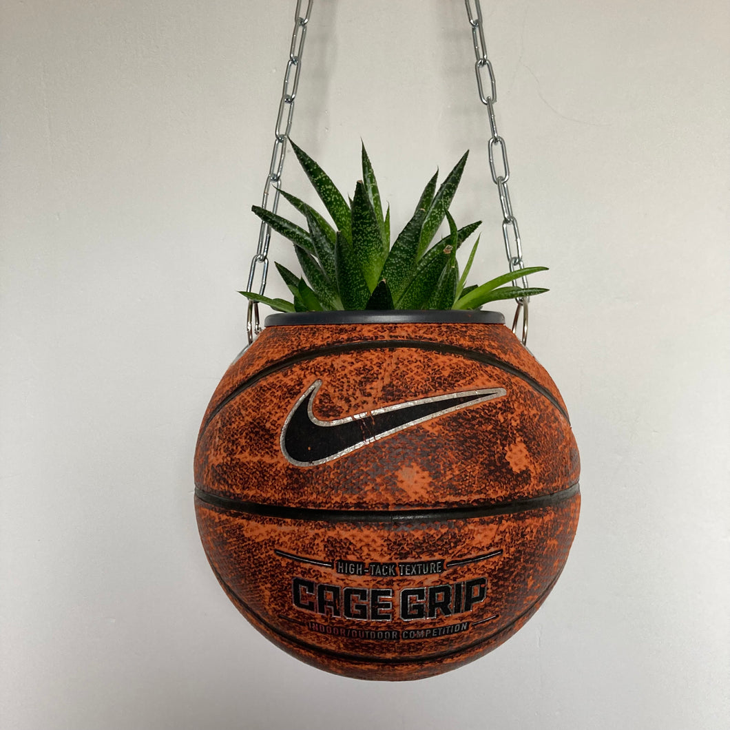 decoration-basketball-vintage-plante-vase-ballon-de-basket-nike-nba
