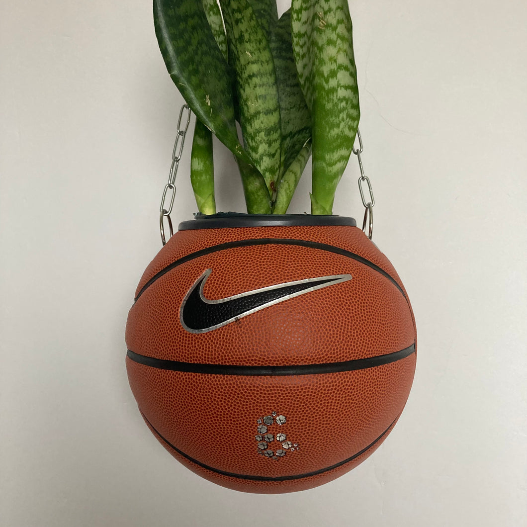decoration-sneakers-nike-pot-de-fleurs-plante-ballon-de-basket-basketball-planter