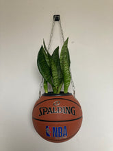 Charger l&#39;image dans la galerie, decoration-sneakers-pot-de-fleurs-plante-ballon-de-basket-basketball-planter
