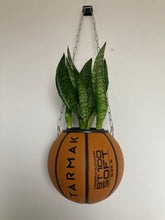 Charger l&#39;image dans la galerie, decoration-sneakers-pot-de-fleurs-plante-ballon-de-basket-tarmak-basketball-planter-

