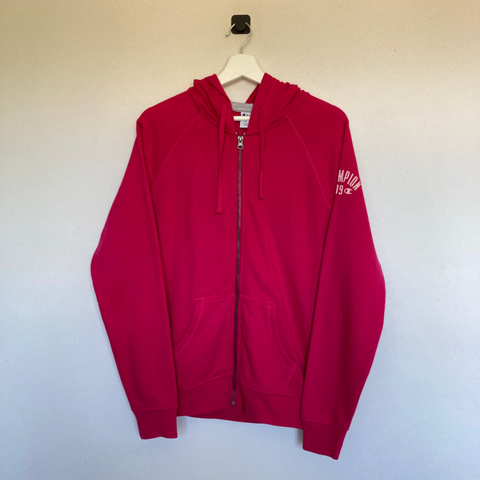      hoodie-champion-rose-femme