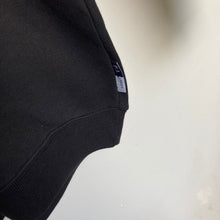Charger l&#39;image dans la galerie, Sweatshirt vintage noir logo brodé (XL/2XL)
