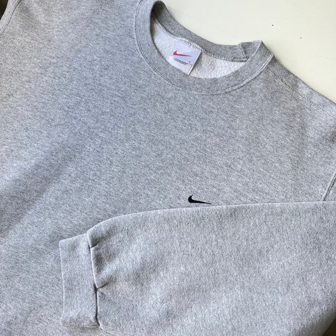 Sweat vintage Nike homme gris logo brodé usa