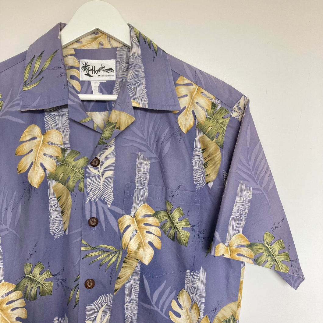 Authentique Chemise hawaïenne vintage Made in Hawaii taille S pour homme et pour femme - véritable chemise à fleurs