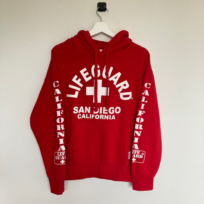 Sweat à capuche vintage oversize lifeguard California 