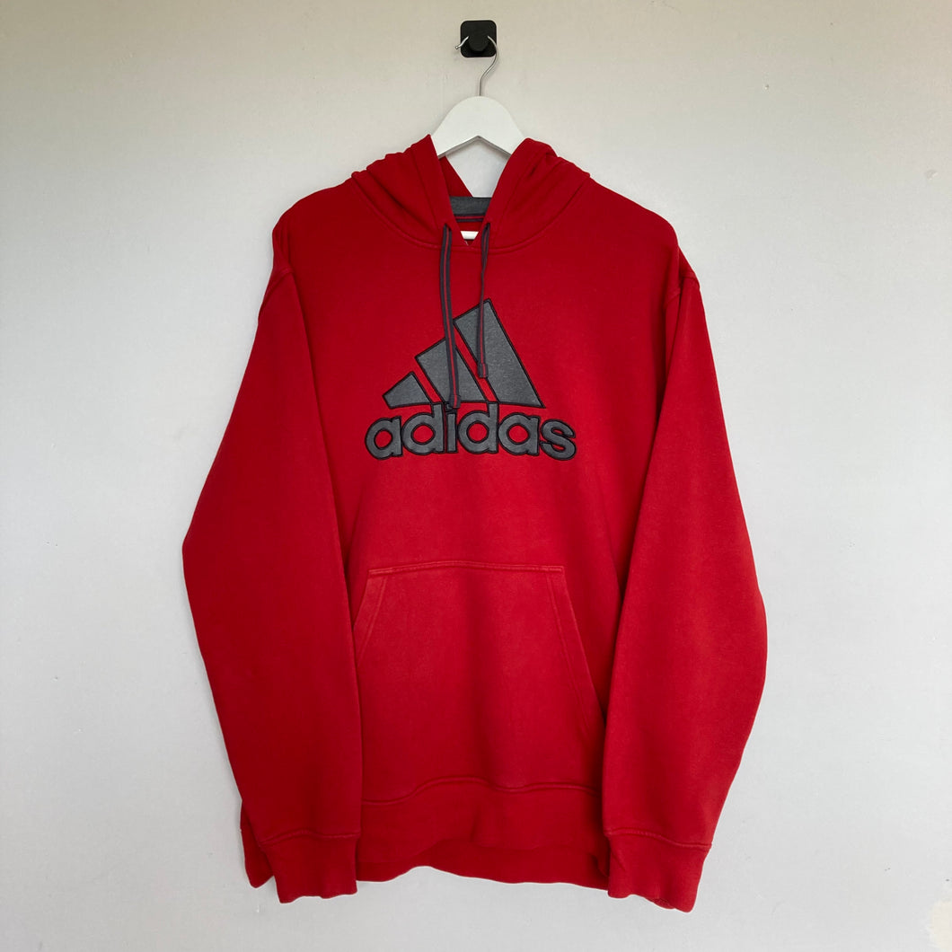 Sweat à capuche Adidas rouge (XL)