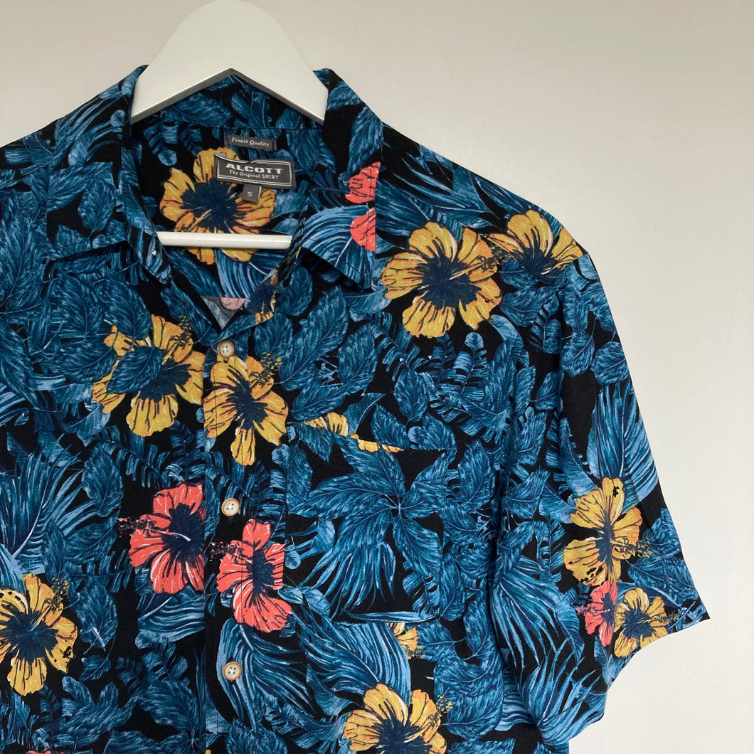 Chemise hawaïenne à fleurs pour homme et pour femme
