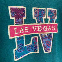 Charger l&#39;image dans la galerie, Sweat vintage heavy brodé Las Vegas 90´s (M)

