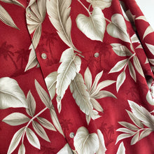 Charger l&#39;image dans la galerie, Chemise hawaienne vintage rouge (M)

