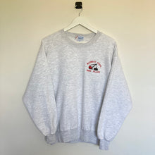 Charger l&#39;image dans la galerie, Sweatshirt vintage made in USA logo brodé (M)

