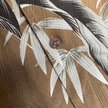 Charger l&#39;image dans la galerie, Chemise hawaienne 100% soie motifs à relief (L)

