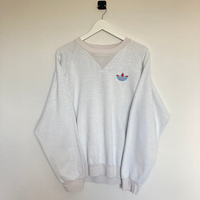 Sweatshirt vintage Adidas 80’s - coupe oversize pour homme et pour femme