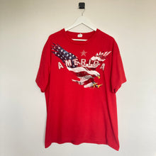 Charger l&#39;image dans la galerie, Tee-shirt America imprimé aigle (M/L oversize , XL)
