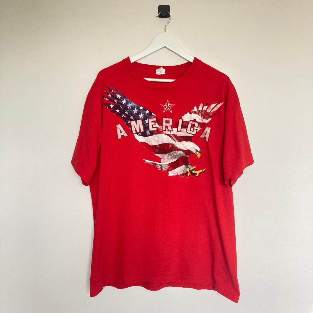 Tee-shirt America imprimé aigle (M/L oversize , XL)