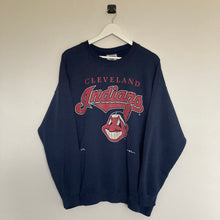 Charger l&#39;image dans la galerie, Sweat vintage Lee Cleveland Indians made in USA 1995 (XL)
