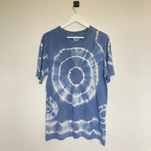 Charger l&#39;image dans la galerie, Tee-shirt vintage Tie Dye bleu (M , S oversize)
