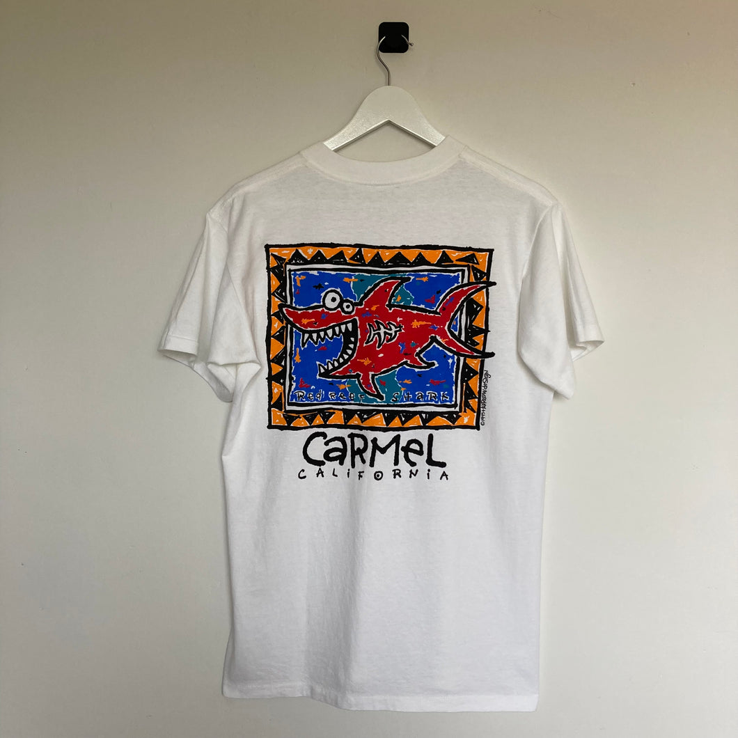Tee-shirt vintage blanc Carmel California 1995 made in USA