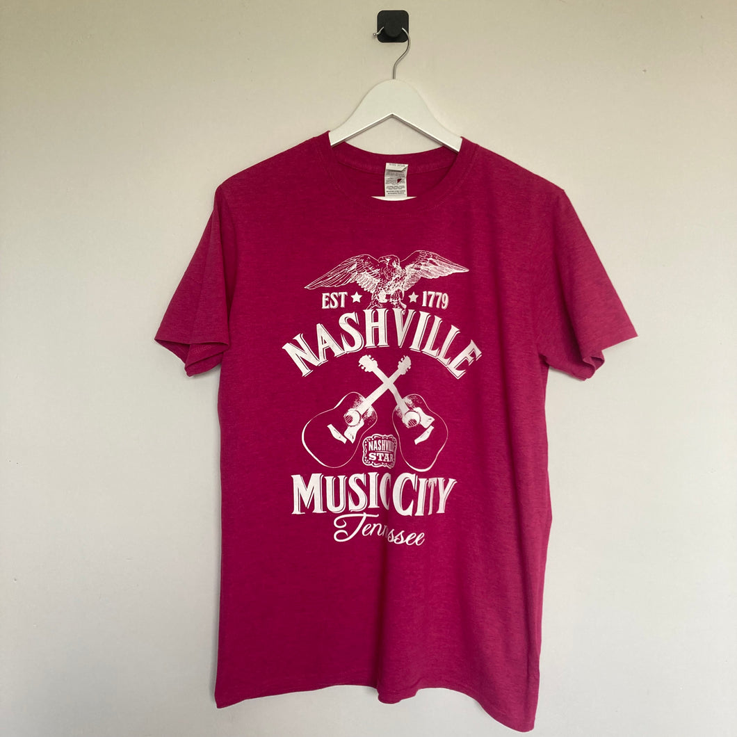 Tee shirt Nashville rose (M)